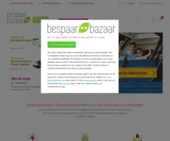 Bespaarbazaar.nl(Slimme producten voor een duurzaam huishouden) Screenshot
