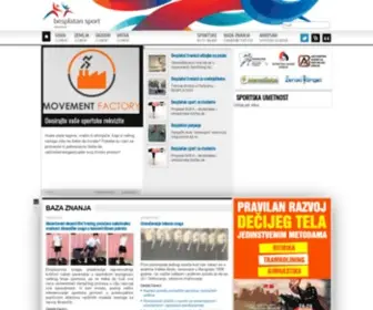 Besplatansport.com(Internet portal Srbije) Screenshot
