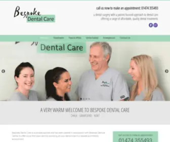 Bespoke-Dentalcare.co.uk(Bespoke Dental Care) Screenshot
