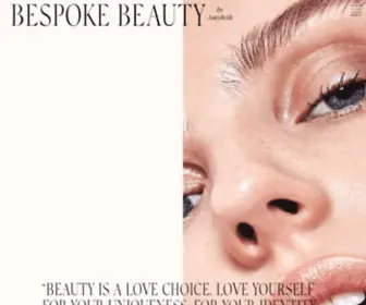 Bespokebeauty.ca(Bespoke Beauty) Screenshot