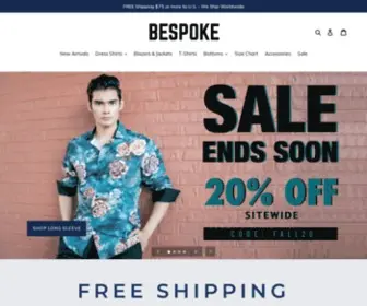 Bespokemoda.com(BESPOKE MODA) Screenshot