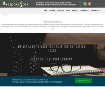 Bespokesock.com(HOME) Screenshot