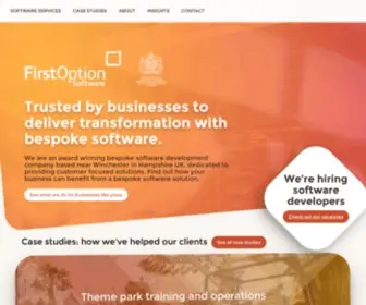 Bespokesoftware.com(Custom software development for business) Screenshot