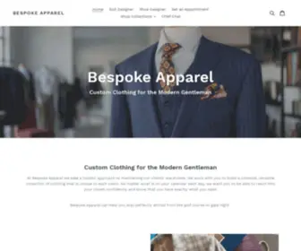 Bespokestl.com(Bespoke Apparel) Screenshot