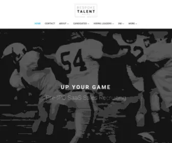 Bespoketalentsales.com(Bespoke Talent) Screenshot