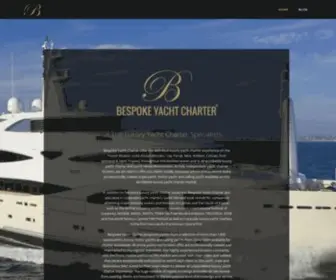 Bespokeyachtcharter.com(Bespoke Yacht Charter) Screenshot