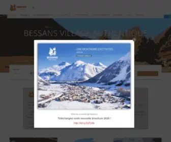 Bessans-Tourisme.com(Bessans Toutes les locations Site officiel de "Vacances à Bessans") Screenshot