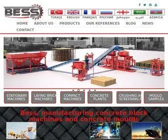 Bessconcreteblockmachine.com(Block making machines and concrete molds) Screenshot