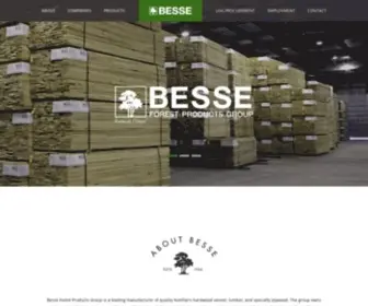 Bessegroup.com(Besse Forest Products Group) Screenshot