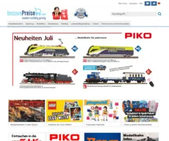 Besserepreise.com(Modelleisenbahn, Modellbau & Spielzeug zu top Preisen) Screenshot