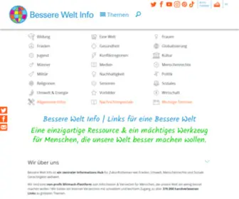 Besserewelt.info(Bessere Welt Info) Screenshot