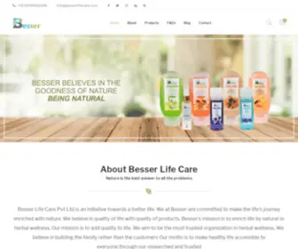 Besserlifecare.com(Besser Life Care) Screenshot