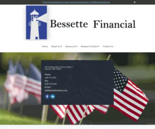 Bessettefinancial.com(Bessette Financial) Screenshot