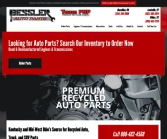 Besslerautoparts.com(Premium Recycled Auto Parts in KY & OH) Screenshot