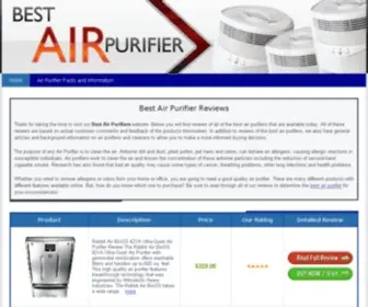 Best-Airpurifier.com(Protect Your Family with the Best Air Purification Systems) Screenshot