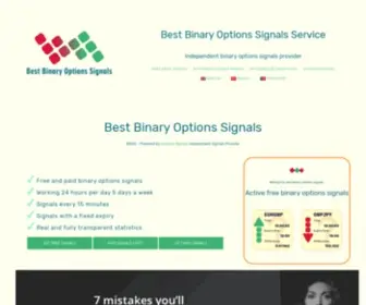 Best-Binary-Options-Signals.com(Binary options signals from BBOS service) Screenshot