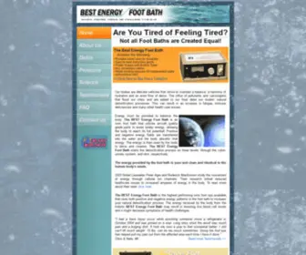 Best-Energy-Foot-Bath.com(Best Energy Foot Bath) Screenshot