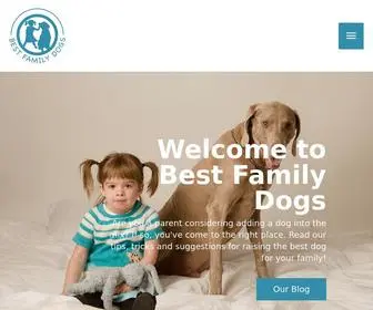 Best-Family-Dogs.com(Best Family Dogs) Screenshot