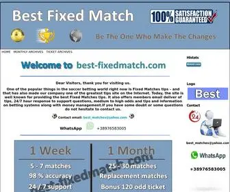 Best-Fixedmatch.com(Best Fixedmatch) Screenshot