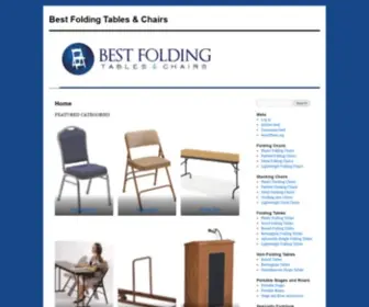 Best-Folding-Tables-AND-Chairs.com(Best Folding Tables AND Chairs) Screenshot