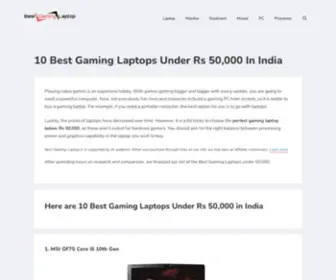 Best-Gaming-Laptop.in(Best Gaming Laptop) Screenshot