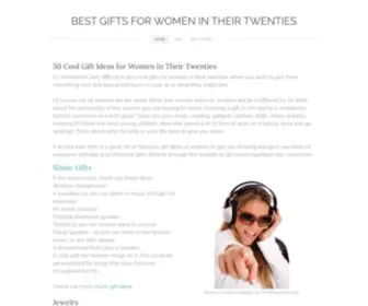 Best-Gifts-Twenty-Something-Women.com(Best Gifts For Women in Their Twenties) Screenshot