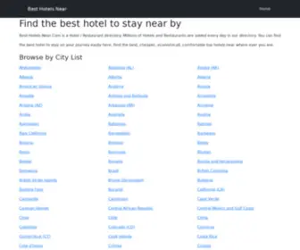 Best-Hotels-Near.com(Find the best hotel to stay near by) Screenshot