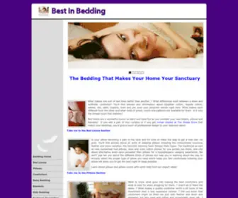 Best-IN-Bedding.com(Bedding Info & Ideas for Your Bedding Needs) Screenshot