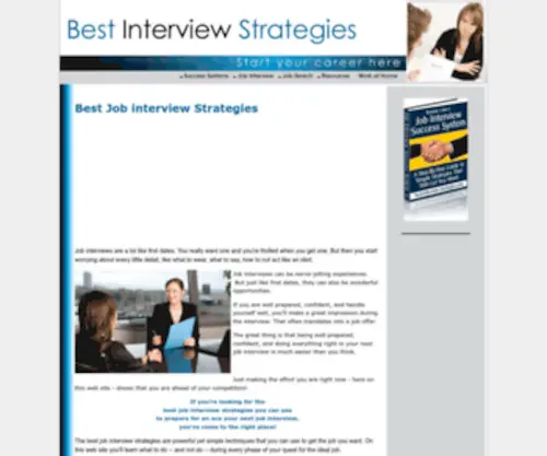Best-Interview-Strategies.com(Best Job Interview Strategies) Screenshot