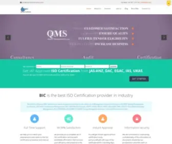 Best-Isocertification.com(Best ISO Certification (BIC)) Screenshot