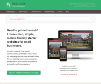 Best-Light.com(Small business website design) Screenshot