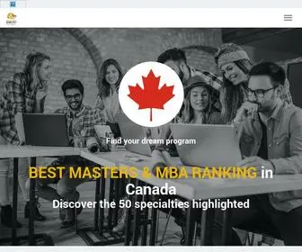 Best-Masters.ca(Eduniversal Best Masters ranking in Canada) Screenshot