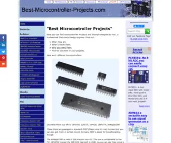 Best-Microcontroller-Projects.com(Learn how to use Arduino and PIC microcontrollers in your projects) Screenshot
