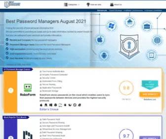 Best-Password-Managers.com(Best Password Managers in 2021 Best Password Managers in 2021) Screenshot