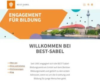 Best-Sabel.de(BEST-Sabel Bildungszentrum Berlin) Screenshot