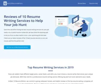 Best10Resumewriters.com(Best Resume Writing Services Companies) Screenshot