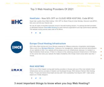 Best10Webhosts.com(Best 10 Web Hosts 2020) Screenshot