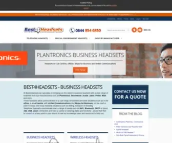 Best4Headsets.co.uk(Buy Telephone Headsets) Screenshot