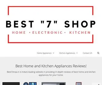 Best7Shop.in(Home Appliances Online Shopping India) Screenshot