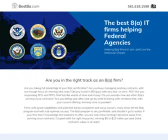 Best8A.com(Helping 8(a) Firms Win Government Contracts) Screenshot