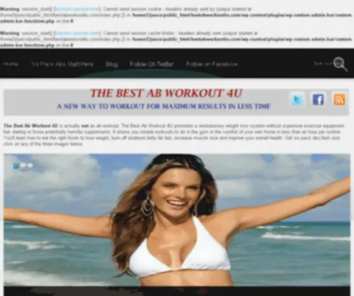 Bestabworkout4U.com(The Best Ab Workout 4U) Screenshot