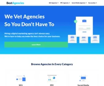 Bestagencies.com(Best Agencies in the World) Screenshot