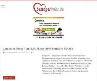 Bestagerinfos.de(Infos und Tipps für Bestager und Senioren) Screenshot