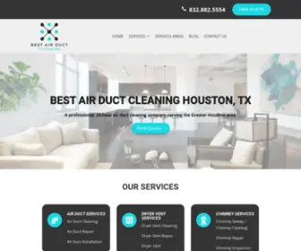 Bestairducthouston.com(Air Duct Cleaning Houston) Screenshot