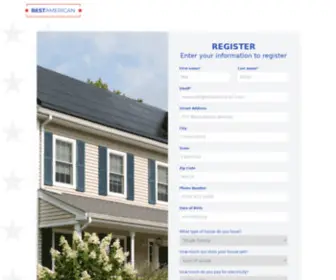 Bestamericansolar.com(Best American Solar) Screenshot