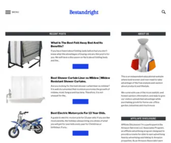 Bestandright.com(Unbiased product reviews for the everyday consumer) Screenshot