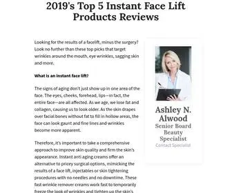 Bestantiagingtreatmentproducts.com(2019&#039;s The Best Fast Anti) Screenshot