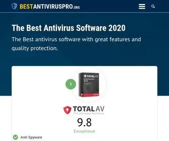 Bestantiviruspro.org(The Best Antivirus Software forBestAntivirusPro) Screenshot