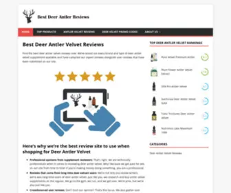 Bestantlervelvetreviews.com(Best Deer Antler Velvet Reviews) Screenshot