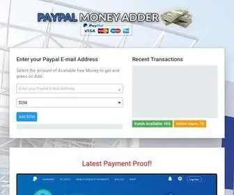 Bestapponline.win(Paypal Money Adder) Screenshot